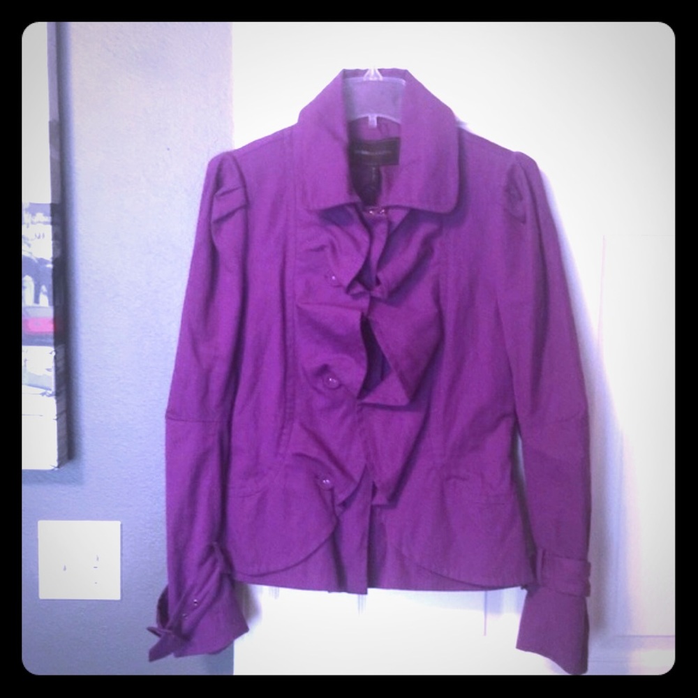 💜PRICE DROP💜 NWT • BCBGMaxAzria Purple Jacket